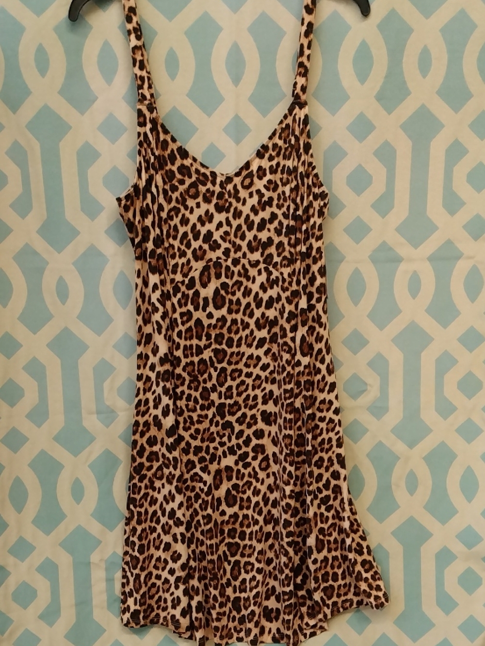 torrid Leopard Print Mini Dress in Brown and Black